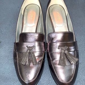 Kenneth Cole pewter loafer with tassel 10